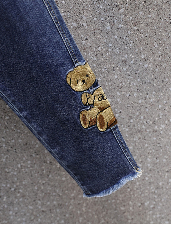 Women Half Sleeve V-neck Solid Color Dress