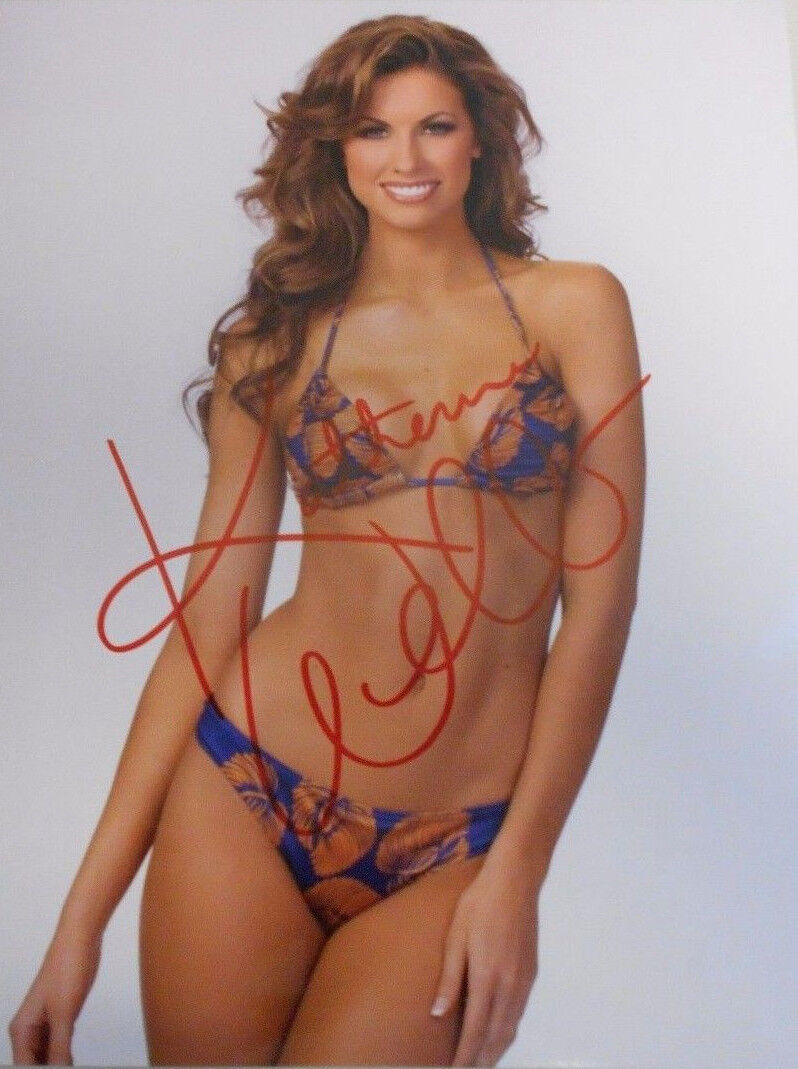 KATHERINE WEBB MODEL * MS. ALABAMA * SUPER HOT * 8 X 10 HAND SIGNED