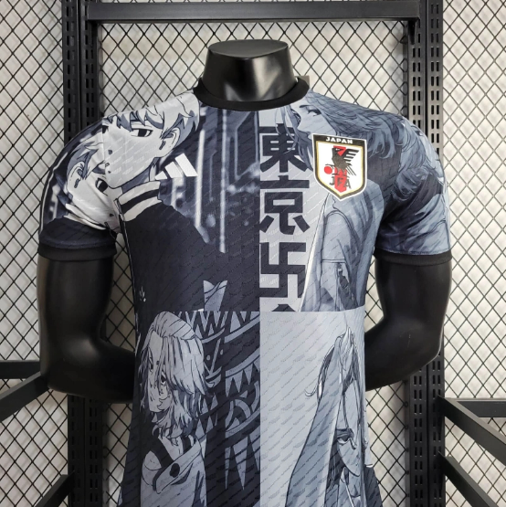 2024 Japan Black Special Edition Player Version Football T-Shirt Thai Quality