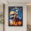 Halloween Jack And Sally-11CT Stamped Cross Stitch 40*60cm/15.75*23.62in(Big Size)