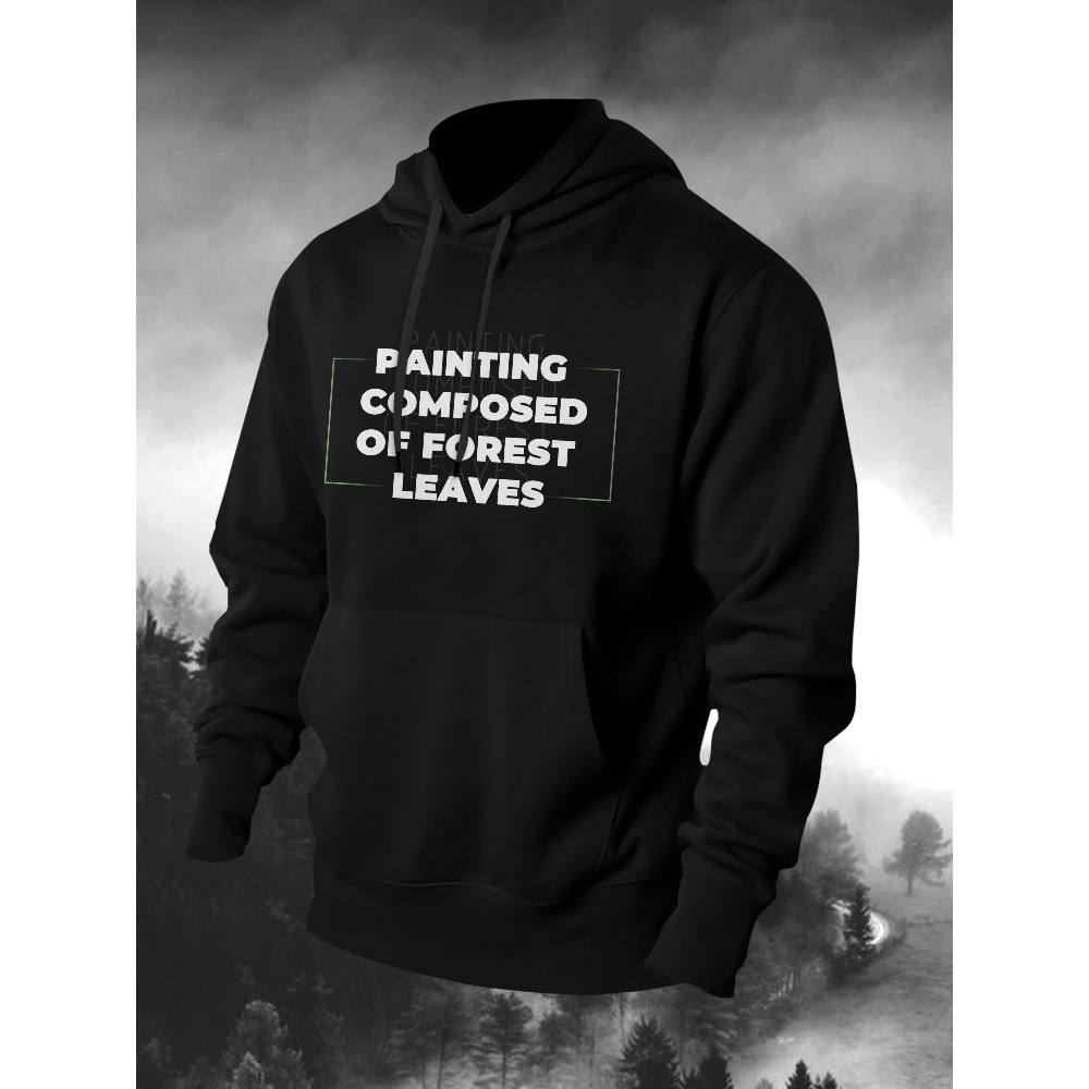 Painting Composed Of Forest Leaves hoodies