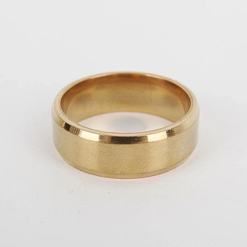 Unisex Rhinestone Stainless Steel Teng Sui Rings Tp190418118113