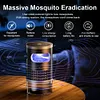 Bug Zapper Outdoor Rechargeable Electric Mosquito Killer Lamp with Night Light