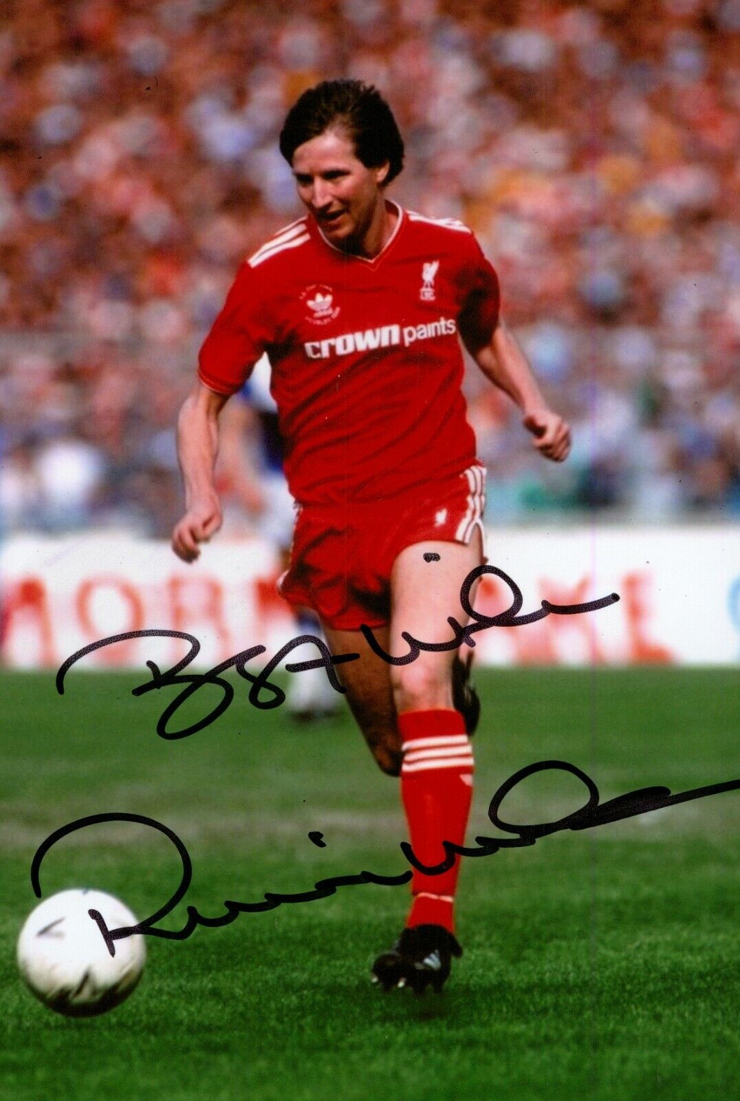 Ronnie Whelan Signed 6x4 Photo Poster painting Liverpool Republic of Ireland Autograph + COA