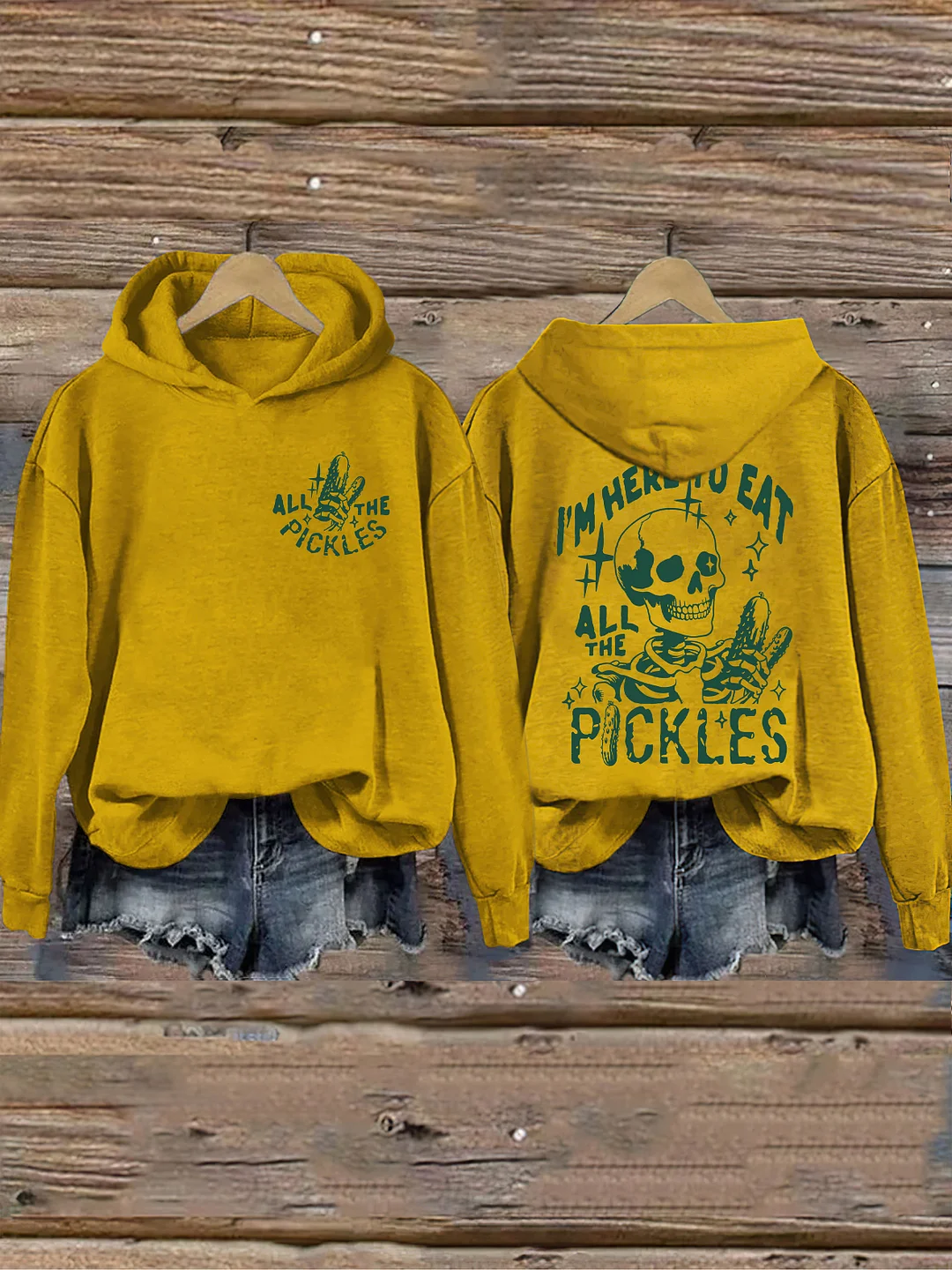 I'm Here To Eat All The Pickles Hoodie