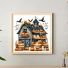 Diamond Painting-DIY Full Round Drill Halloween House(40*40 CM)