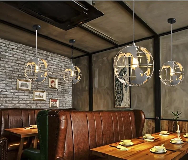 Modern Globe Pendant Lights Black/White Pendant Lamps for Bar ...