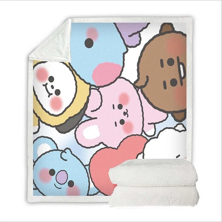 Bt21 cooky 2024 blanket