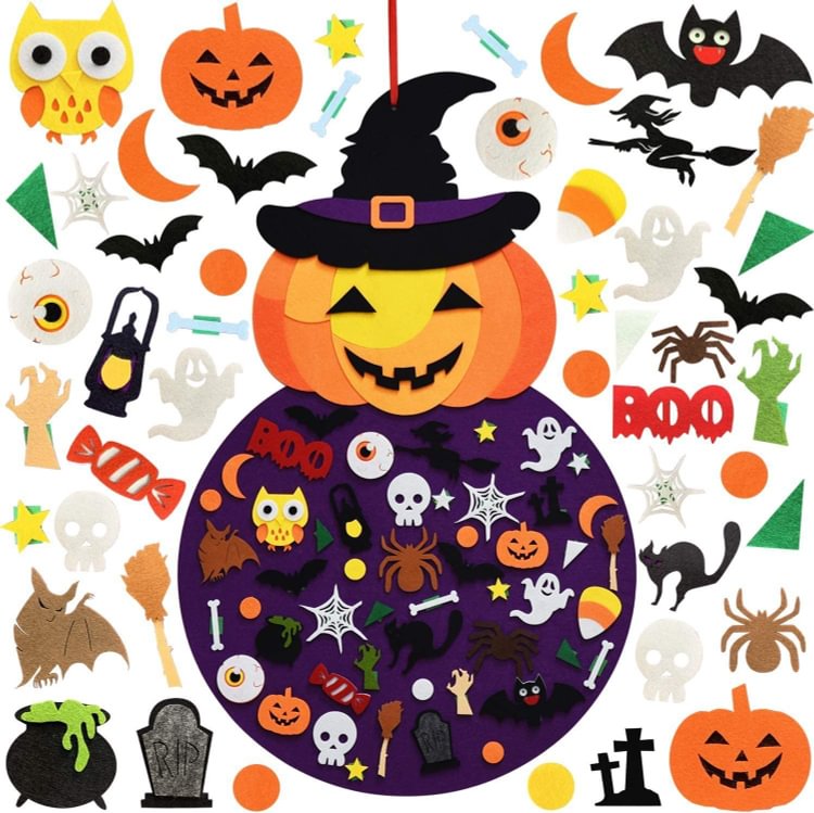 🎃DIY Halloween Pumpkin Witch😝Great Gift For Kids