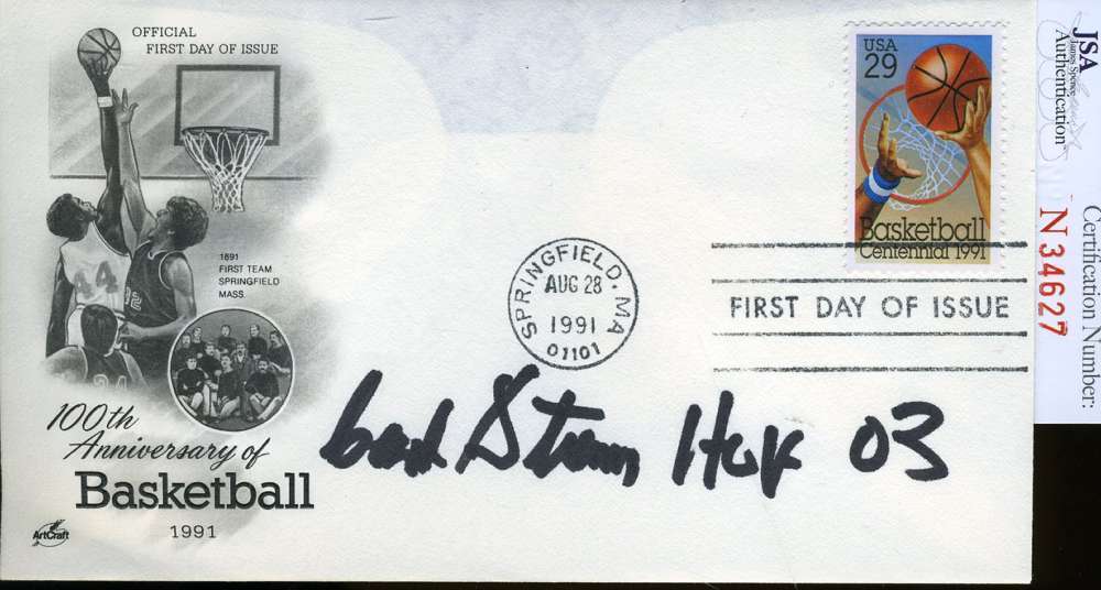 Hank Stram Certified Jsa Fdc Authentic Autograph