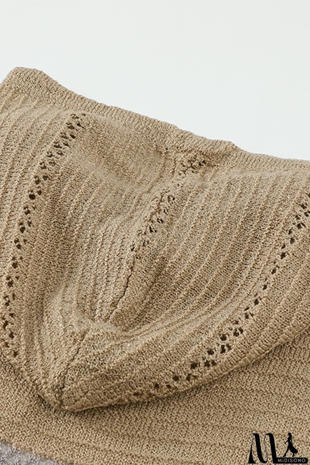 MidiSono - Classic Beach Bonfire Knitted Hoodie