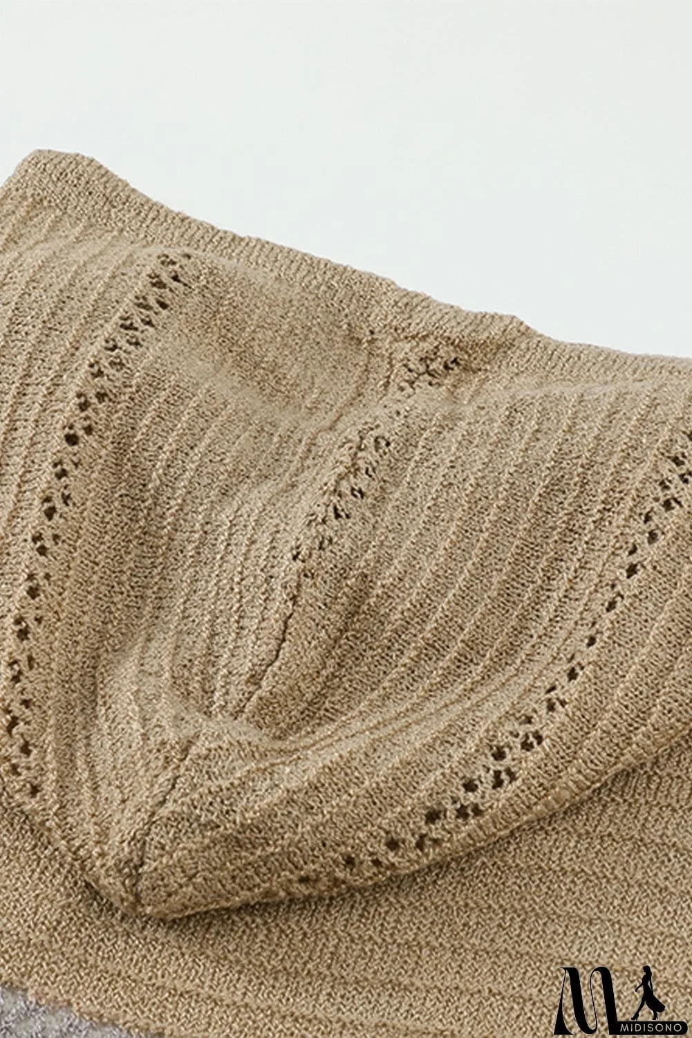 MidiSono - Classic Beach Bonfire Knitted Hoodie