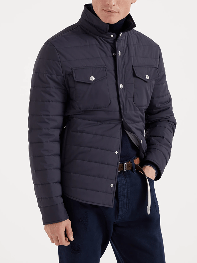 Men's Vintage Pleated Cotton Casual Jacket