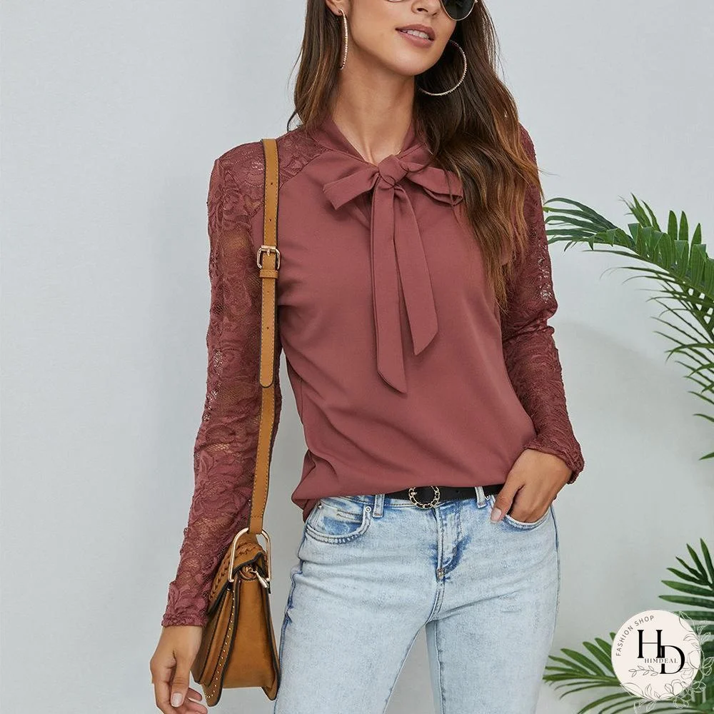 Office Strappy Plain Lady Shirt
