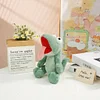 Hoppers: Green Talking Lizard Abstract Quirky Plush Toy