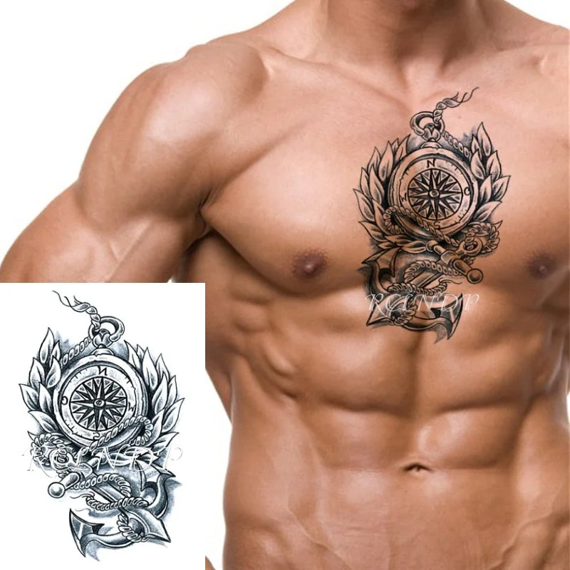 Waterproof Temporary Tattoo Sticker Poker Ace of Spades Letter Flower Art Flash Tatoo Fake Tatto Stickers for Girl Men Women