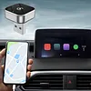 2-in-1 Wireless CarPlay Adapter Plug and Play CarPlay Converter Convert Wired To Wireless Mini USB Dongle for iPhone & Android for CarPlay and Android Auto (Silver)