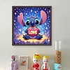 Stitch'S Love Under The Stars-11CT Stamped Cross Stitch 40*40cm/15.75*15.75in