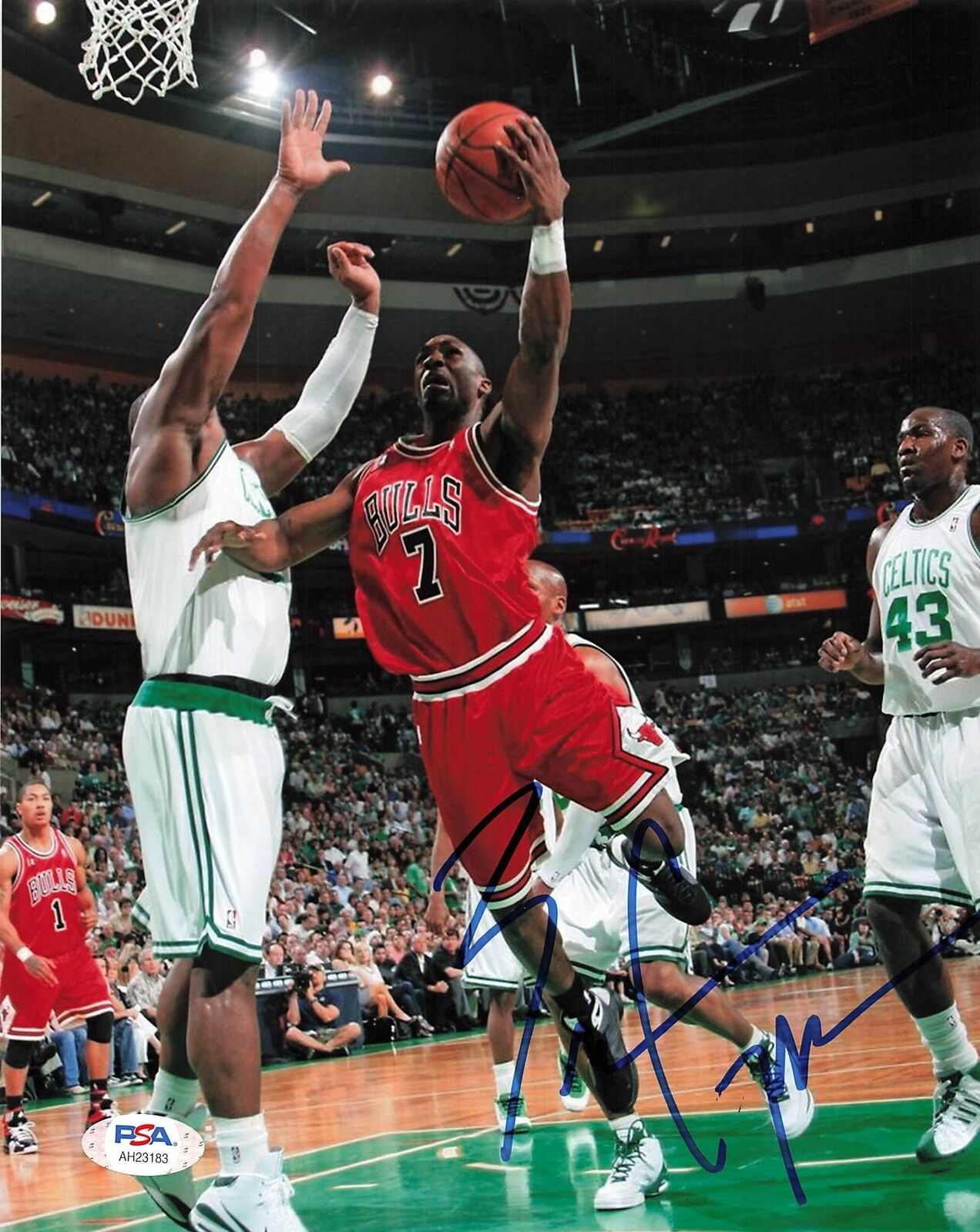 Ben Gordon signed 8x10 Photo Poster painting PSA/DNA Chicago Bulls Autographed