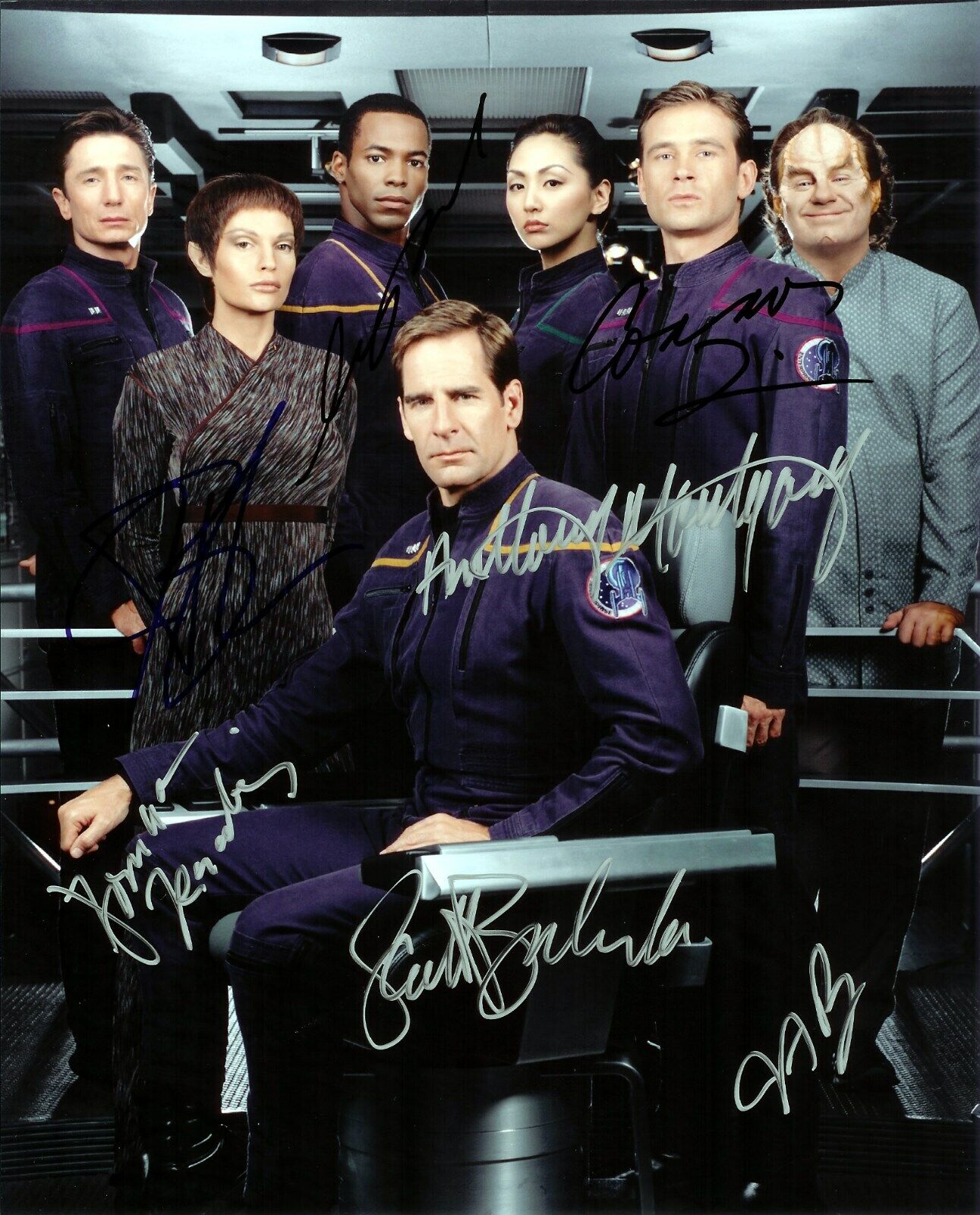 STAR TREK ENTERPRISE - CAST SIGNED Autographed Signed 8x10 Reprint Photo Poster painting #2 !!