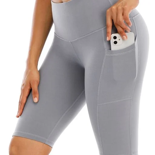 SVOKOR Sport Shorts Women High Waist Fitness Short Pants With Pockets Gym Running Yoga Leggings For Femal Panties