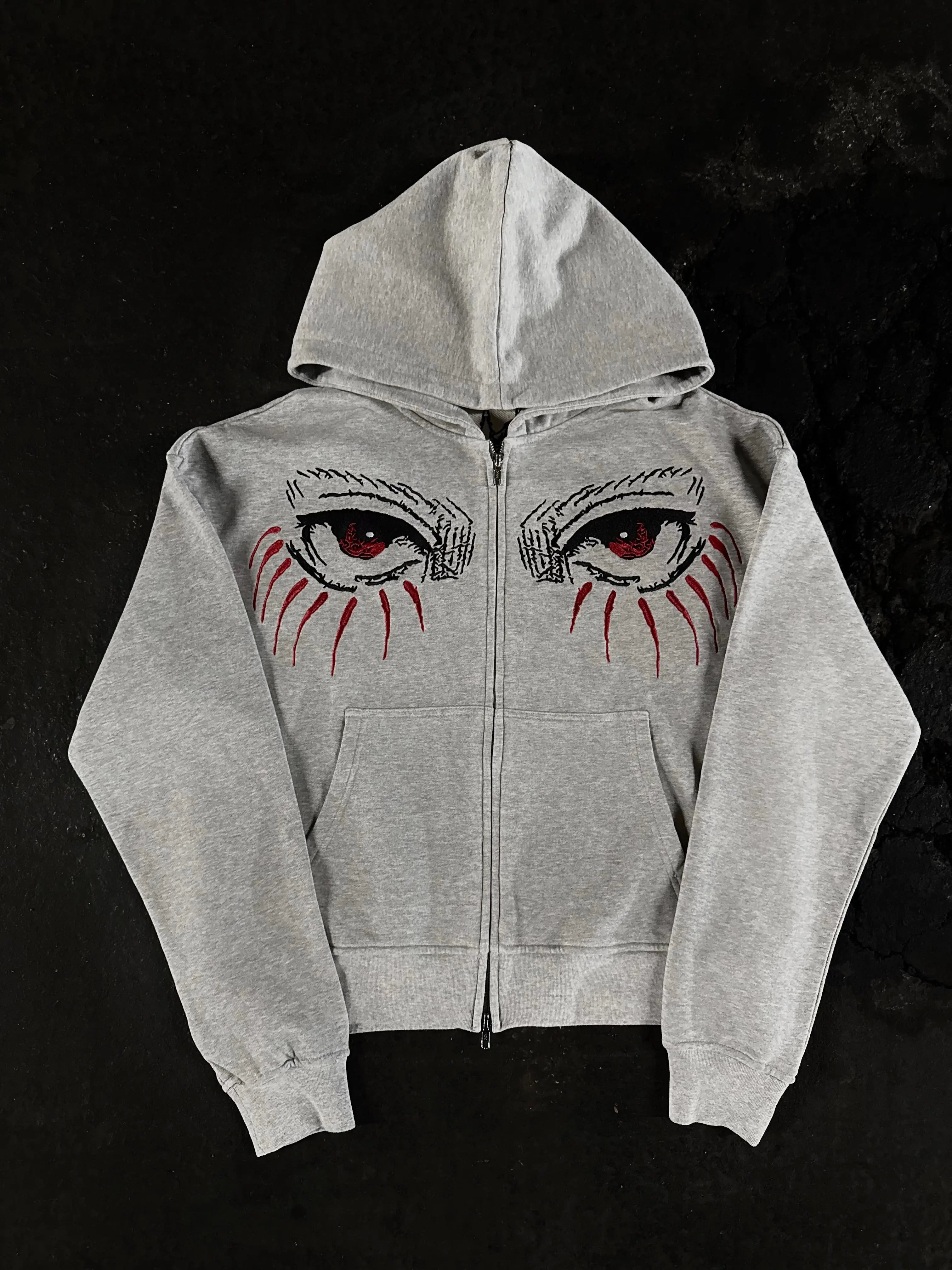 “AOT” Zip-Up (Grey)