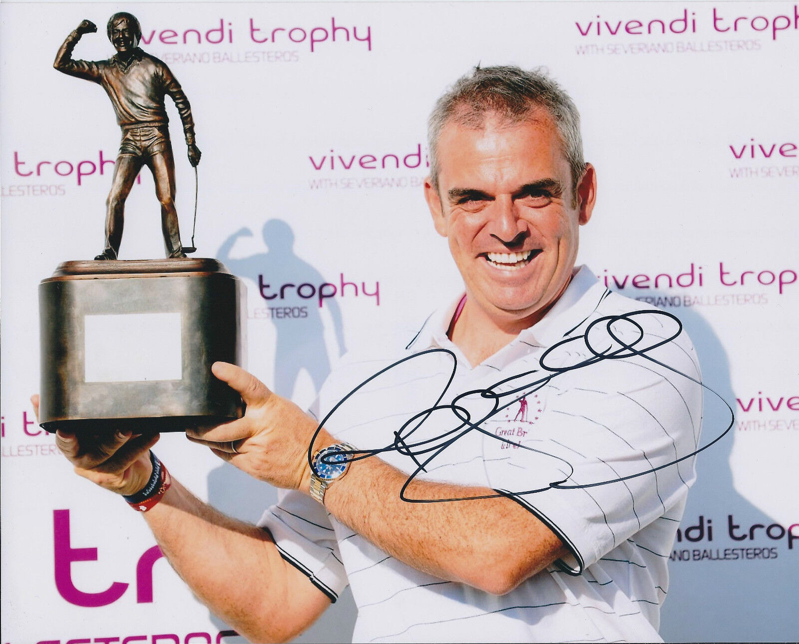 Paul McGINLEY SIGNED AUTOGRAPH 10x8 Photo Poster painting AFTAL COA Seve Trophy