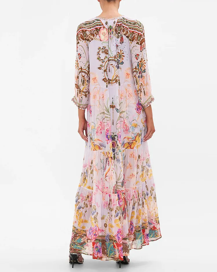 GATHERED OVERSIZE DRESS