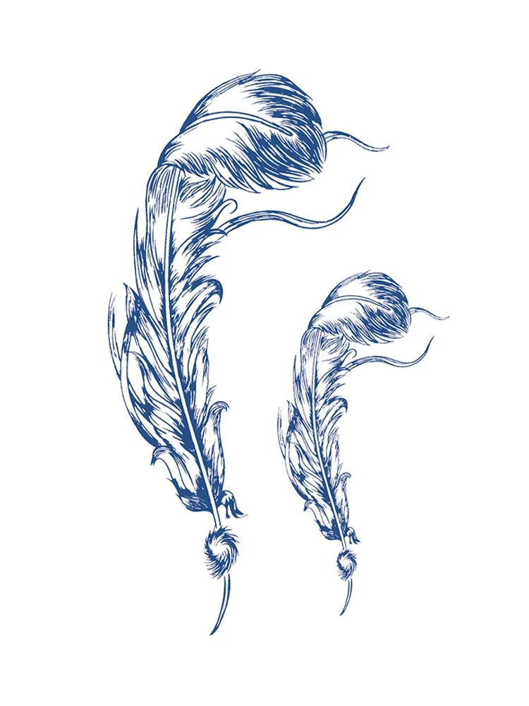 S41-89 herbal tattoo stickers juice semi-permanent non-reflective vegetation female waterproof male durable sticker simulation