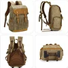 Retro Kamerarucksack DSLR Rucksack,Spiegelreflex Kameratasch Fotorucksack mit Gepolsterter Einlage,f&uuml;r Canon Nikon Sony Spiegelreflexkameras,Drohne,Objektiv,Laptop,Stativ und Zubeh&ouml;r