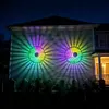 Solar Fence Lights Mandala Theme Waterproof Metal Solar Powered Deck Step Stair Lights for Garden Post Patio Decor Gifts for Women Mom