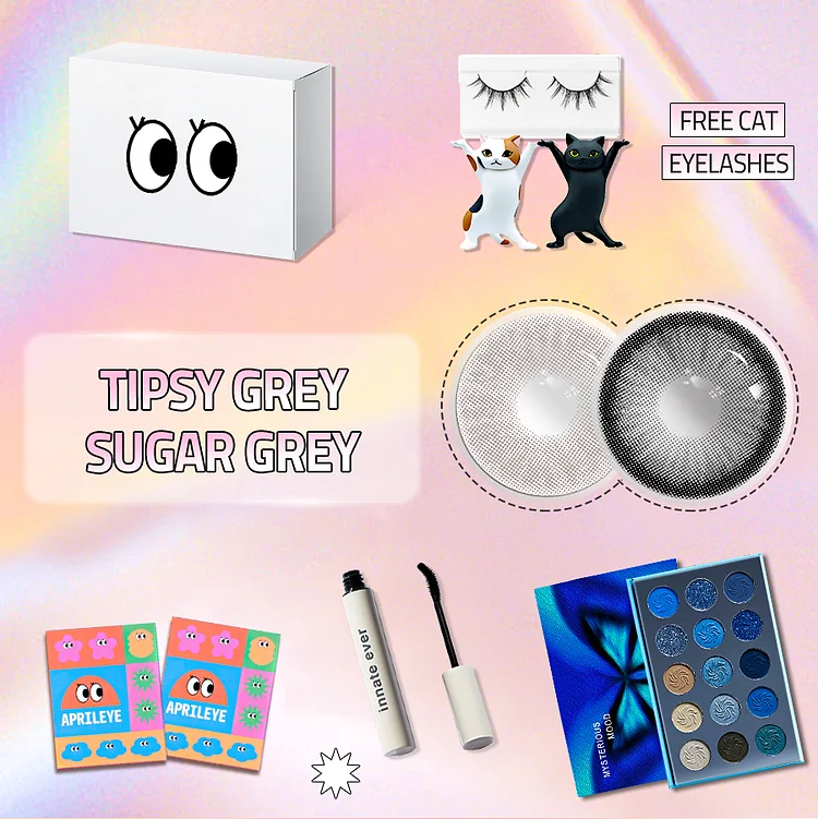 Tipsy & Sugar Gift Set-Blue ( Please remember to choose the degree) 