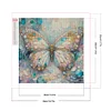Diamond Painting -DIY Full Square Partial AB Drill Butterfly(35x35cm)