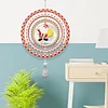 DIY Diamond Painting Double-sided Rotatable Santa Hanging Wind Chime Suncatcher Hanging Kit