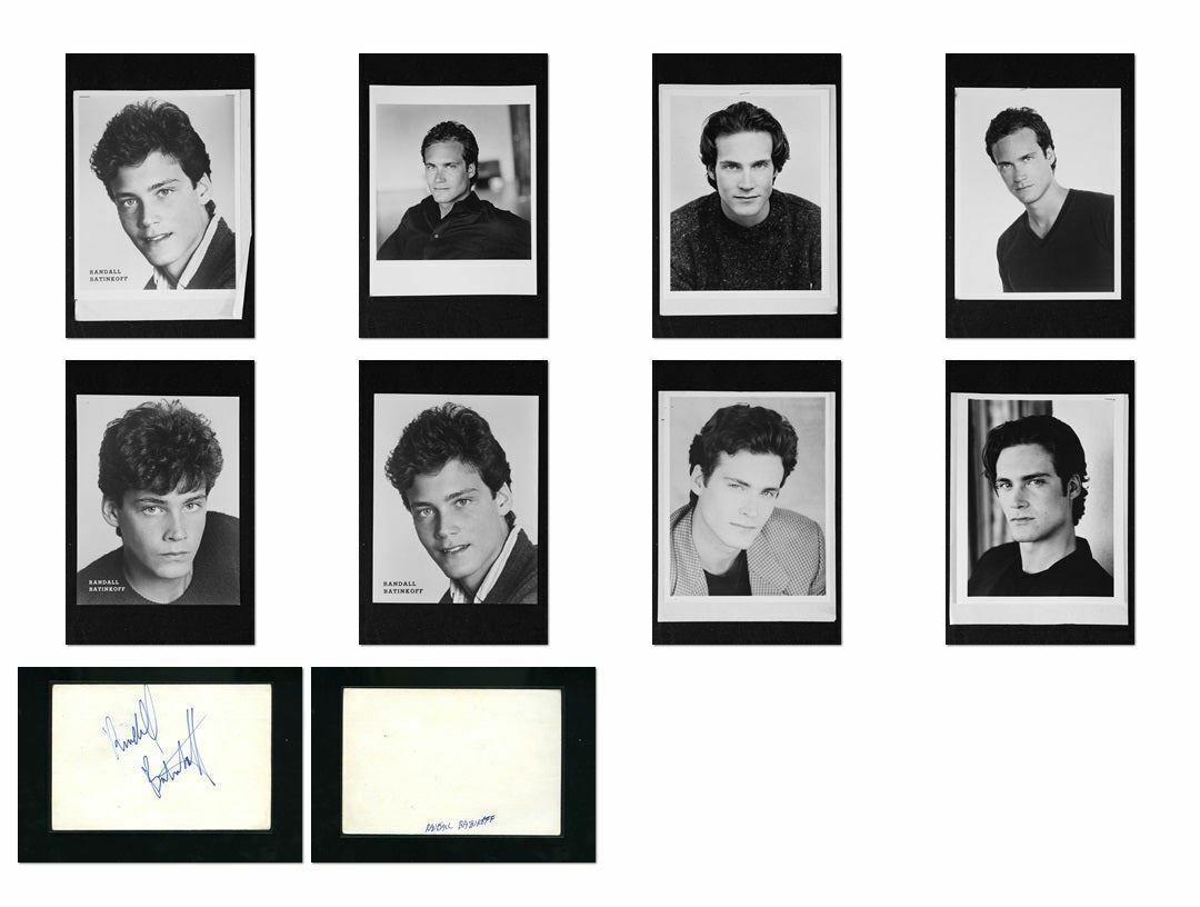 Randall Batinkoff - Signed Autograph and Headshot Photo Poster painting set - Relativity