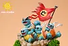 Classic Scene Series Squirtle Squad - Pokemon Resin Statue - sun Studio [In Stock]