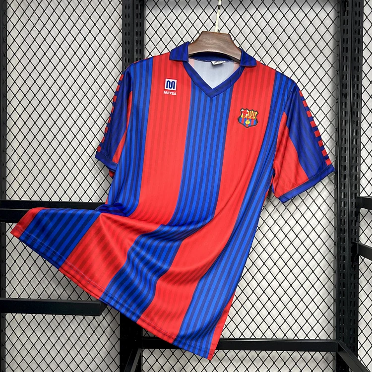 1989-92 Retro Barcelona Home Football Jersey