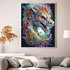 Dragon- 11CT Stamped Cross Stitch 40*55cm/15.75*21.65in