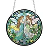 Diamond Painting Acrylic Stained Glass Fairy Hanging Pendant