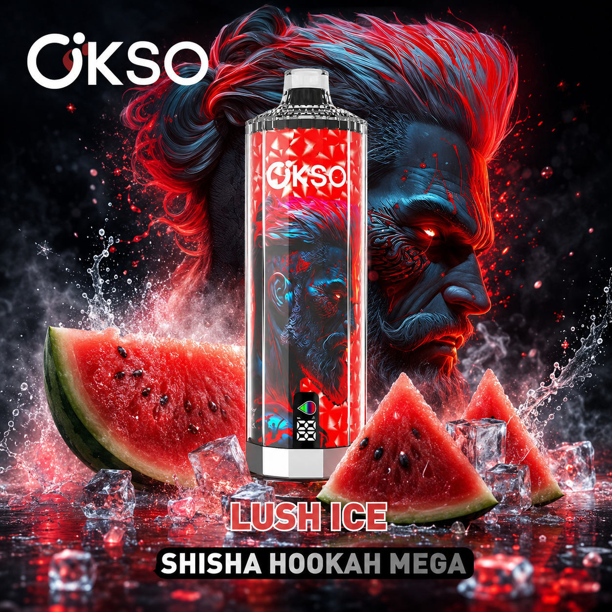 OKSO Shisha Hookah Mega 50K Disposable Vape - 10 pcs Pack OKSO fumotvapeshop