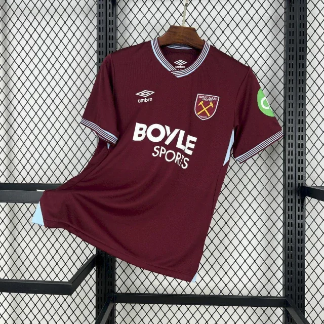 【S~4XL】West Ham United 25/26 Home Football Jersey