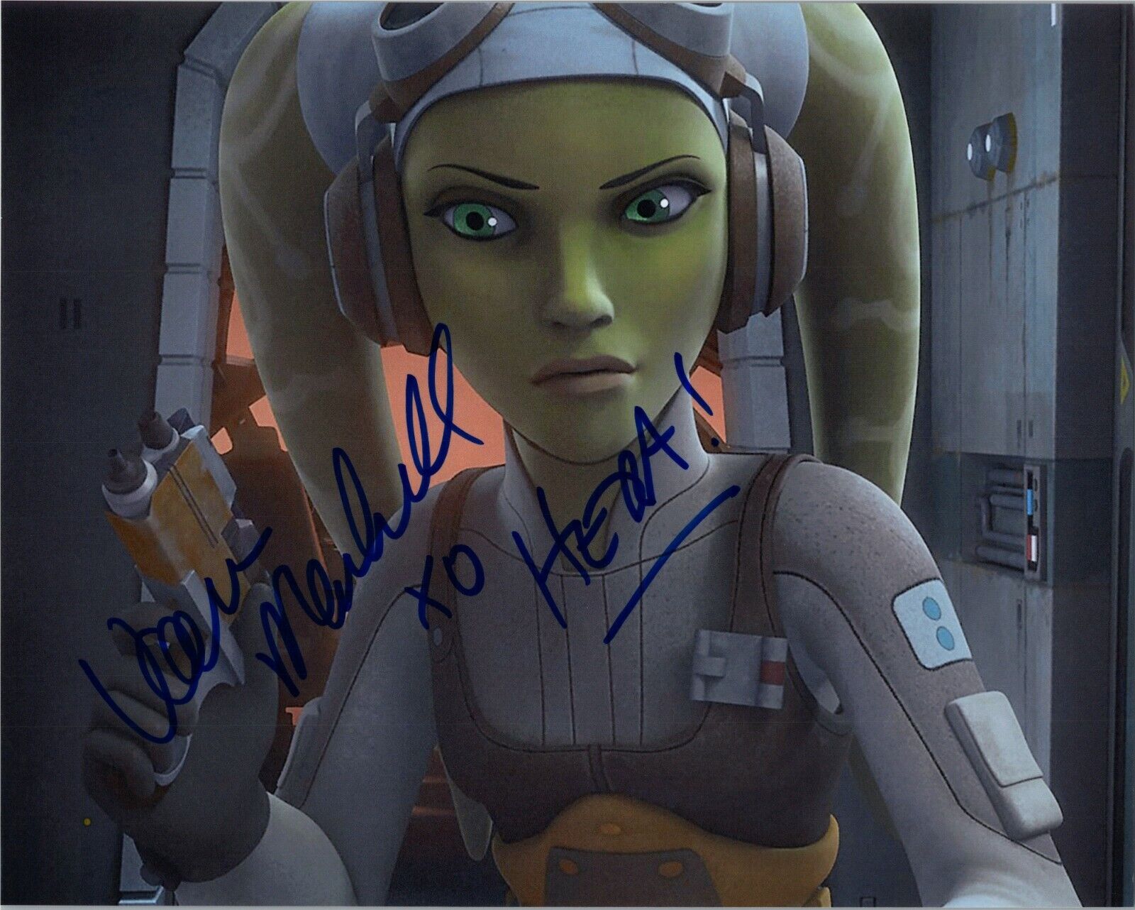 ~ VANESSA MARSHALL Authentic Hand-Signed Hera - STAR WARS REBELS