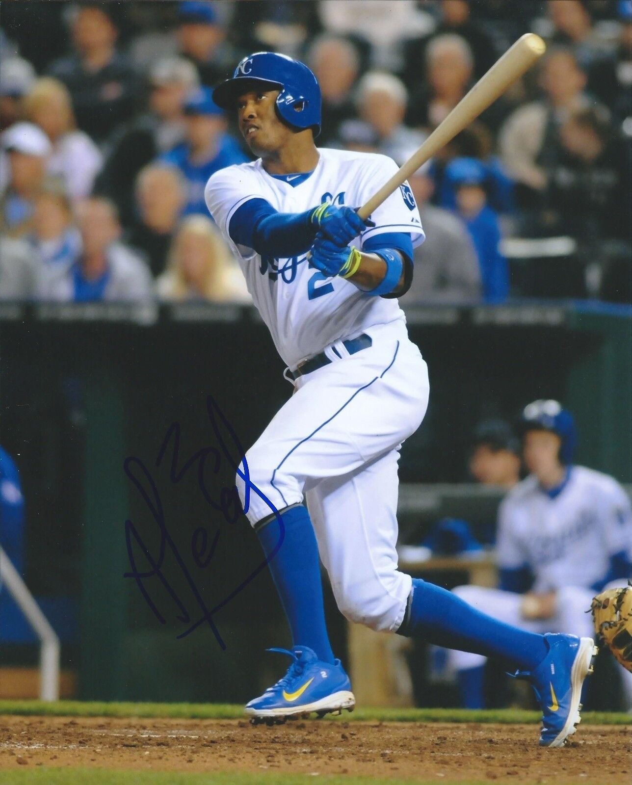 ALCIDES ESCOBAR signed autographed KANSAS CITY ROYALS 8X10 Photo Poster painting w/COA