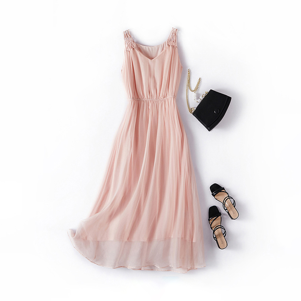 Silk Beach Dresses Loose Fit Style REAL SILK LIFE