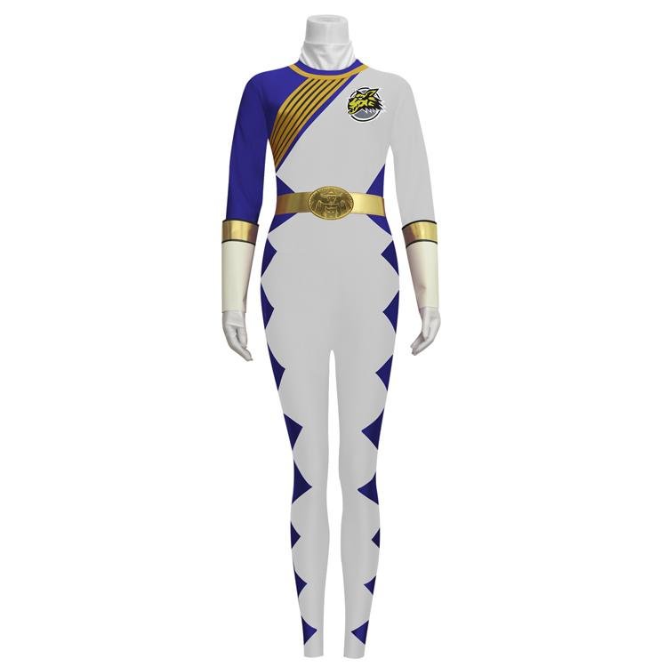 Power Rangers Wild Force Lunar Wild Force Ranger Cosplay Costume