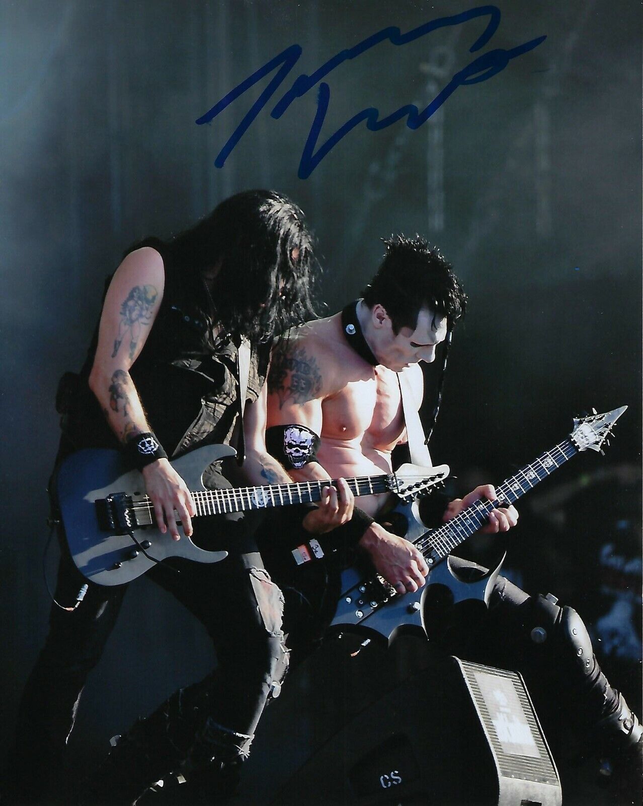 GFA Prong & Danzig Metal Star * TOMMY VICTOR * Signed 8x10 Photo Poster painting PROOF T6 COA