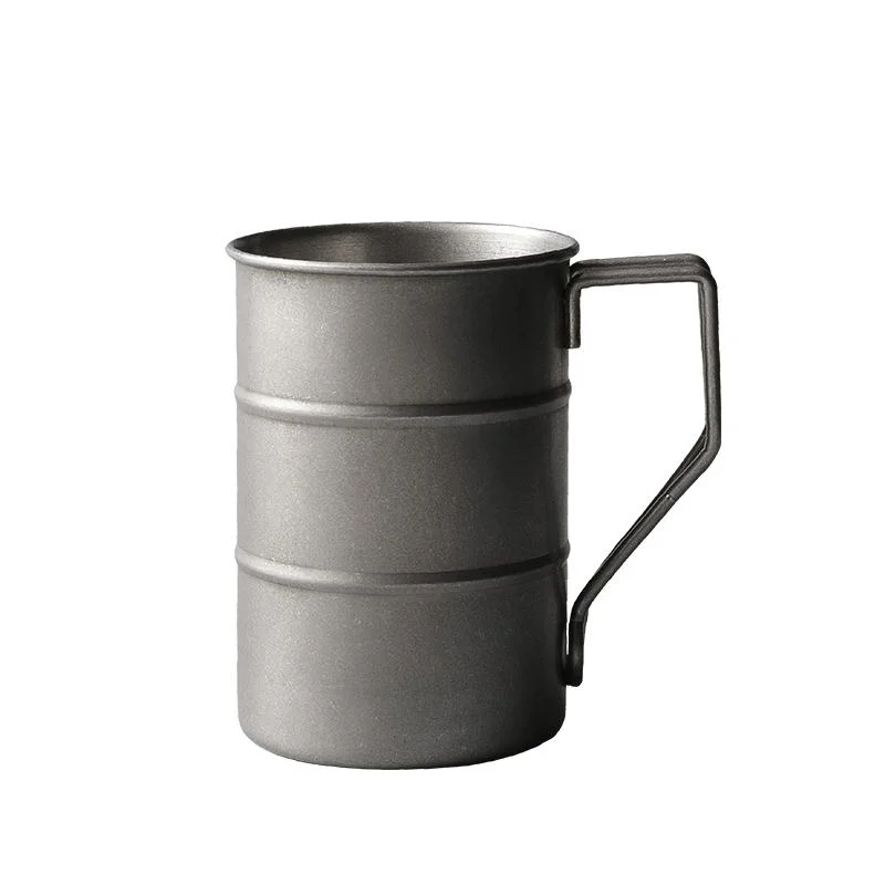 304 Stainless Steel Outdoor Picnic Camping Water Cup, Spec: Retro