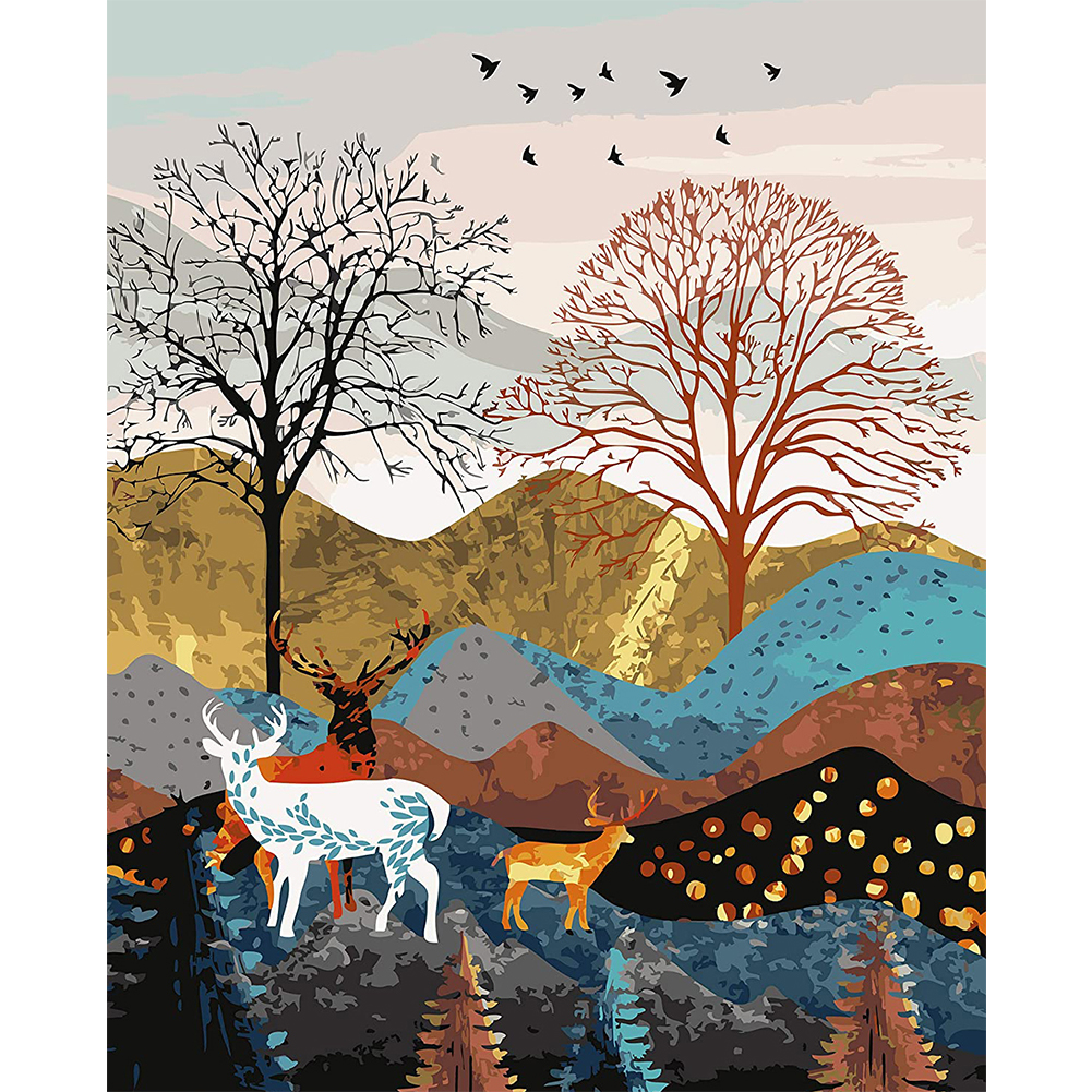 

Elk - Round Drill Diamond Painting - 40*50CM, 501 Original