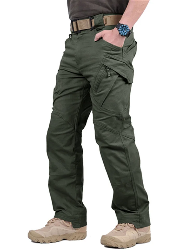 Men's Cargo Pants Tactical Pants Pocket Plain Waterproof Comfort Outdoor Daily Going out Fashion Casual Black Army Green | 168DEAL