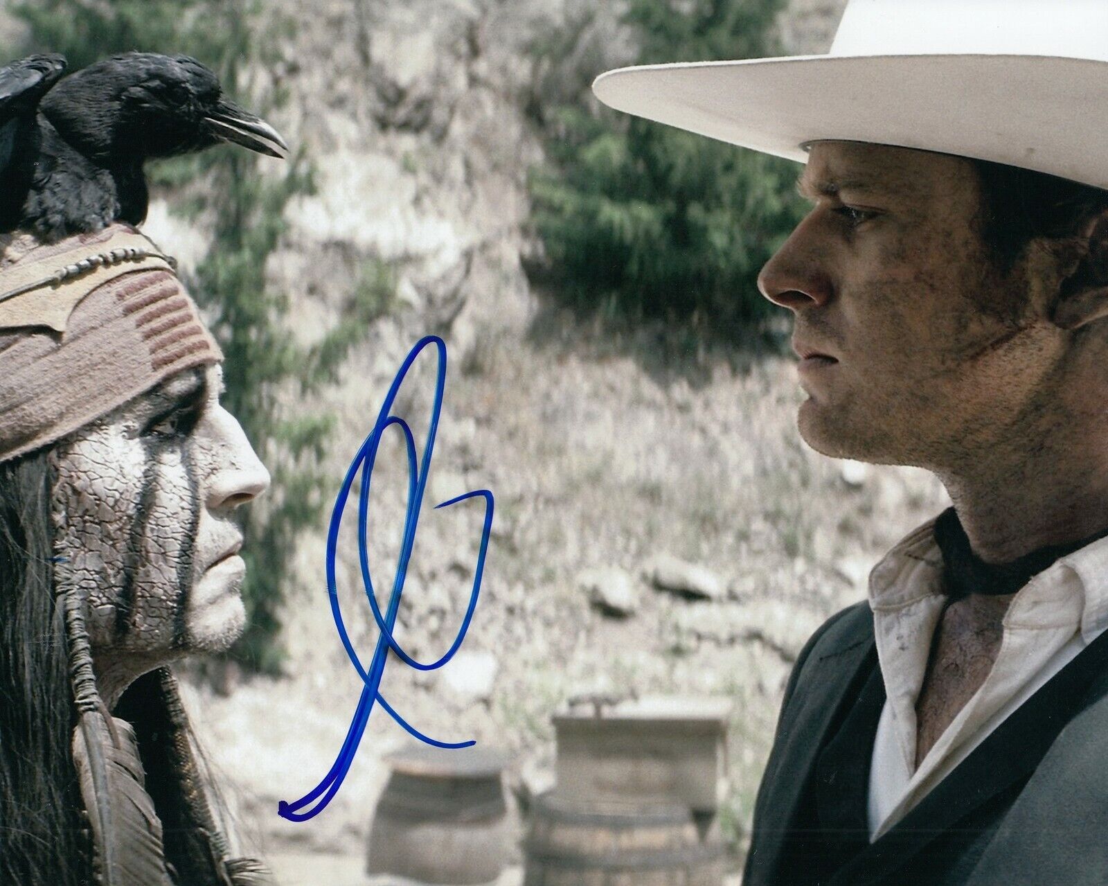 ARMIE HAMMER signed (THE LONE RANGER) Movie 8X10 Photo Poster painting *John* autograph W/COA #4